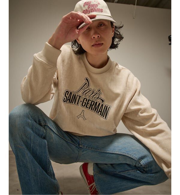 Paris Saint-Germain「【Paris Saint-Germain / パリ・サン＝ジェルマン】  JP Velour Texture Crew」|スウェット・ジャージ|