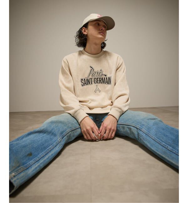 Paris Saint-Germain「【Paris Saint-Germain / パリ・サン＝ジェルマン】  JP Velour Texture Crew」|スウェット・ジャージ|