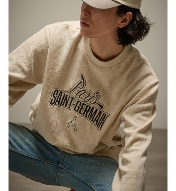 Paris Saint-Germain「【Paris Saint-Germain / パリ・サン＝ジェルマン】  JP Velour Texture Crew」|スウェット・ジャージ|