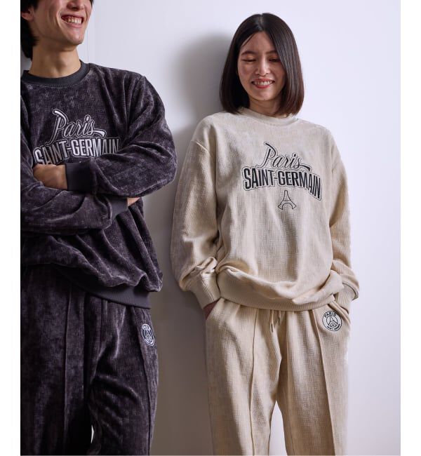 Paris Saint-Germain「【Paris Saint-Germain / パリ・サン＝ジェルマン】  JP Velour Texture Crew」|スウェット・ジャージ|