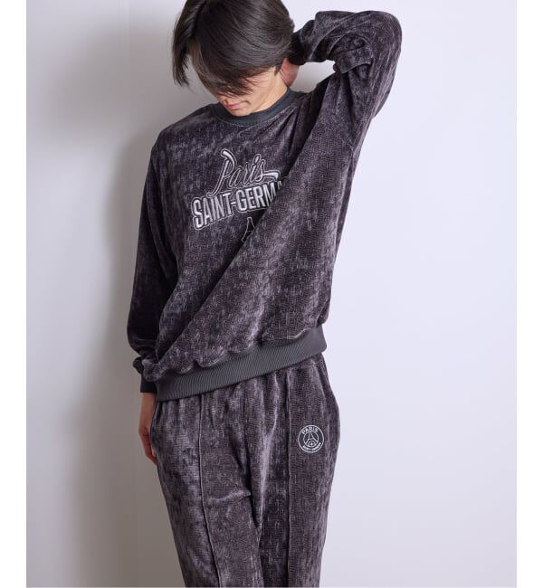 Paris Saint-Germain「【Paris Saint-Germain / パリ・サン＝ジェルマン】  JP Velour Texture Crew」|スウェット・ジャージ|