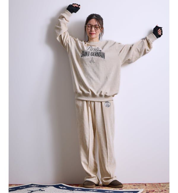 Paris Saint-Germain「【Paris Saint-Germain / パリ・サン＝ジェルマン】  JP Velour Texture Crew」|スウェット・ジャージ|