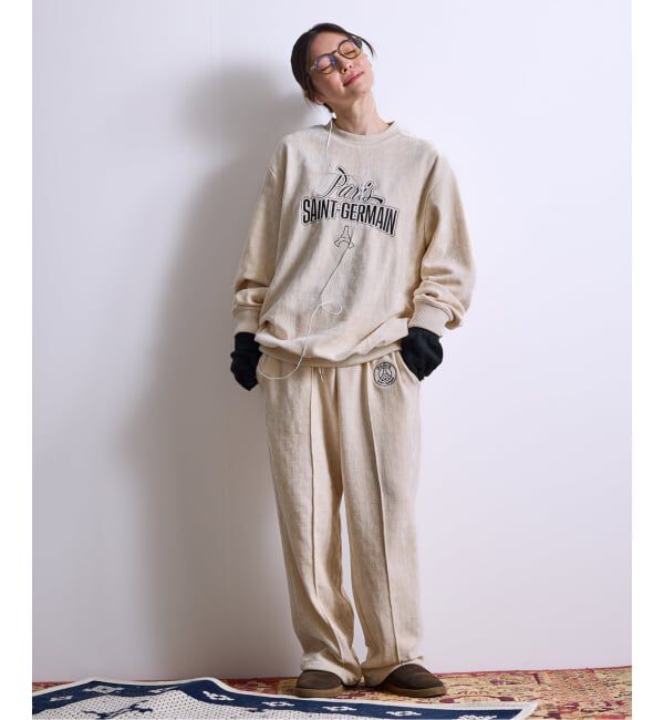 Paris Saint-Germain「【Paris Saint-Germain / パリ・サン＝ジェルマン】  JP Velour Texture Crew」|スウェット・ジャージ|