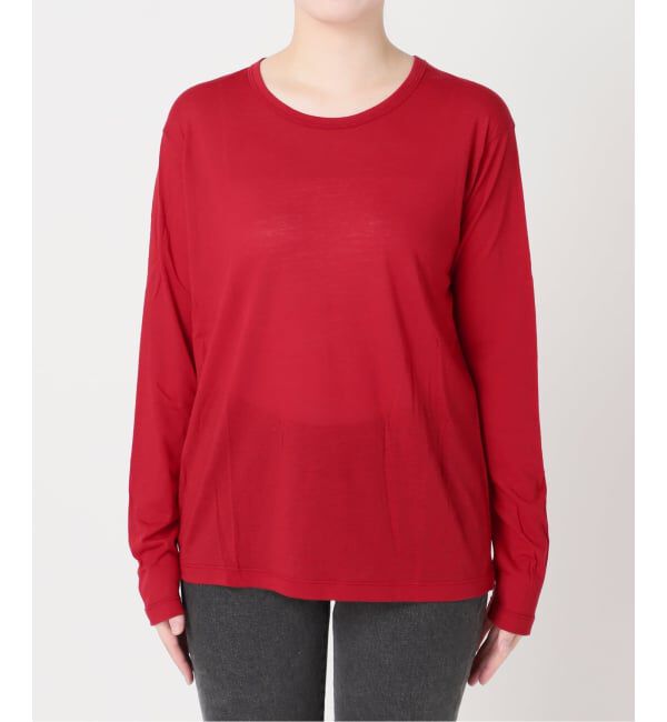 JOURNAL STANDARD relume「《追加4》シアークルーネックロングTシャツ」|Tシャツ・カットソー|