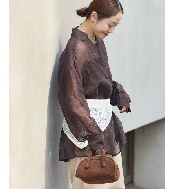 JOURNAL STANDARD「《追加》リネンメッシュシャツ」|シャツ・ブラウス|
