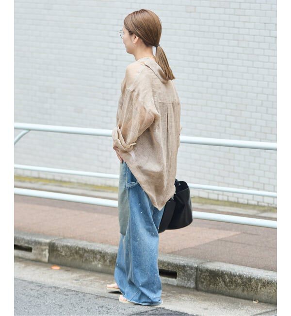 JOURNAL STANDARD「《追加》リネンメッシュシャツ」|シャツ・ブラウス|