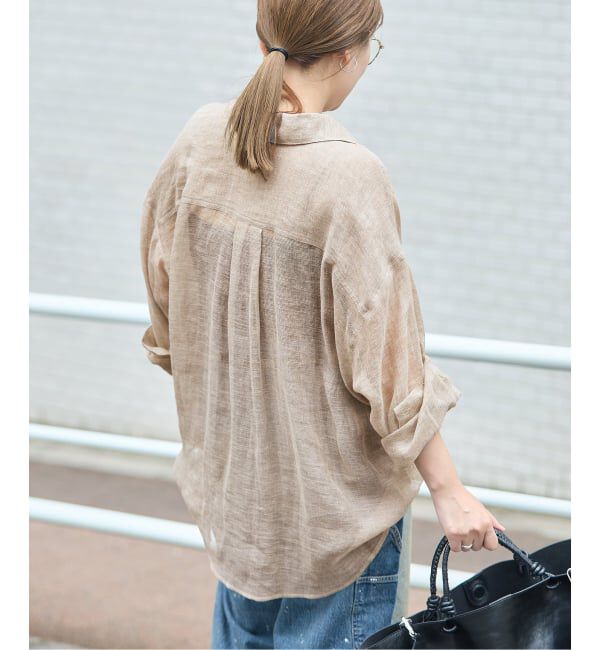 JOURNAL STANDARD「《追加》リネンメッシュシャツ」|シャツ・ブラウス|