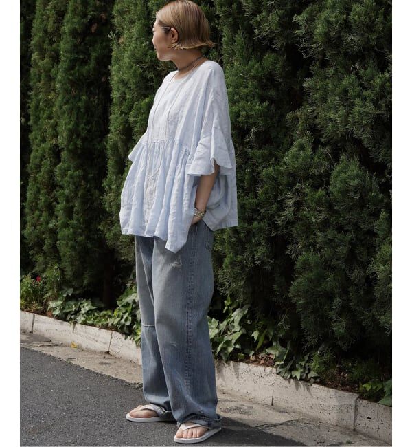 journal standard luxe「60リネン ギャザープル」|シャツ・ブラウス|