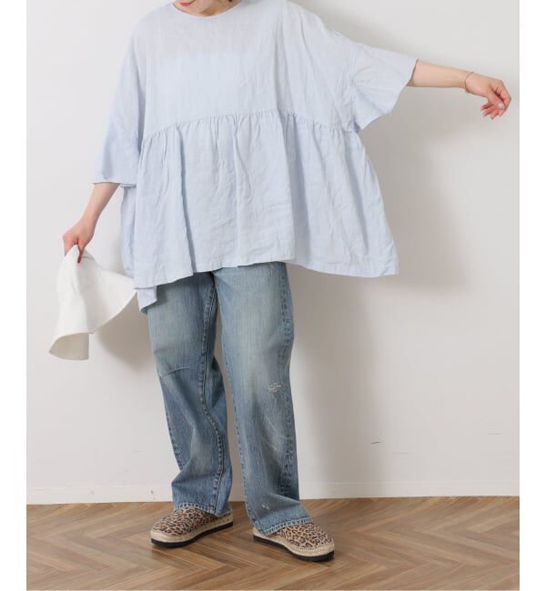 journal standard luxe「60リネン ギャザープル」|シャツ・ブラウス|