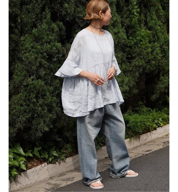 journal standard luxe「60リネン ギャザープル」|シャツ・ブラウス|