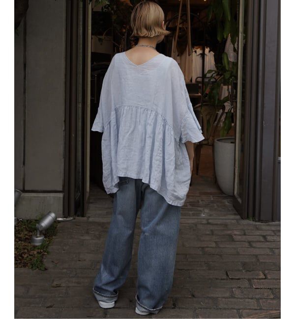 journal standard luxe「60リネン ギャザープル」|シャツ・ブラウス|