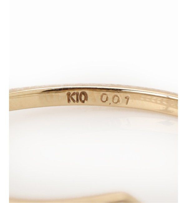 Lilas by Spick&Span「クラシックレースラインリング K10」|リング|