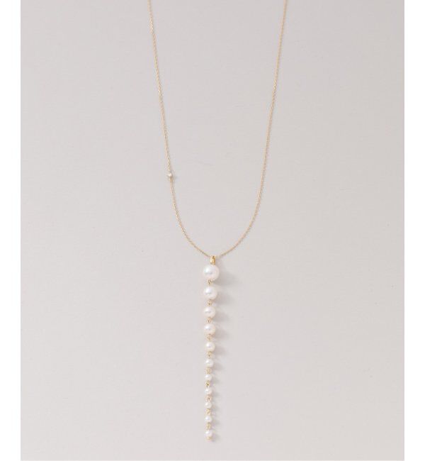 Lilas by Spick&Span「11ピースパールグラデーションネックレス K10」|ネックレス|