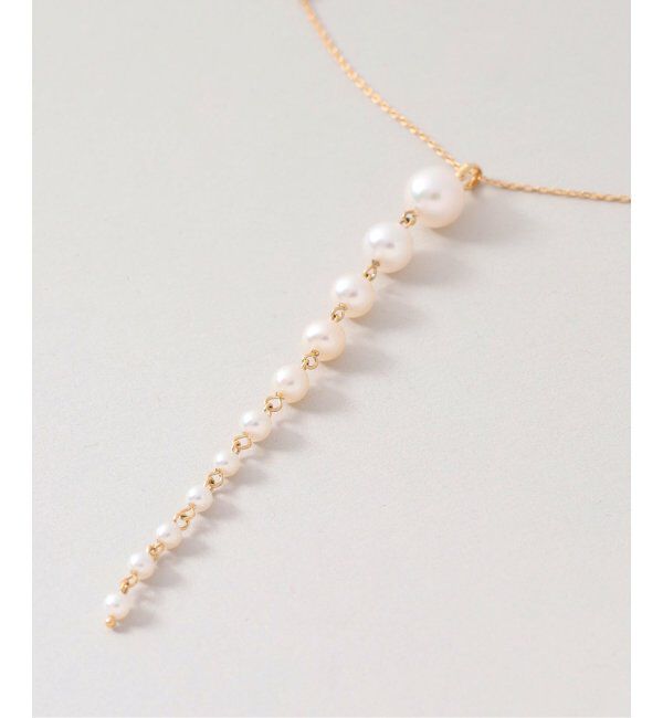 Lilas by Spick&Span「11ピースパールグラデーションネックレス K10」|ネックレス|