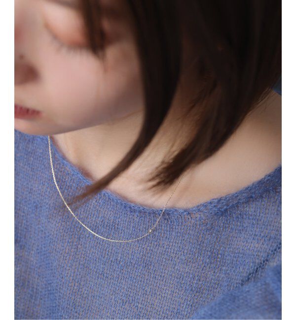 Lilas by Spick&Span「11ピースパールグラデーションネックレス K10」|ネックレス|