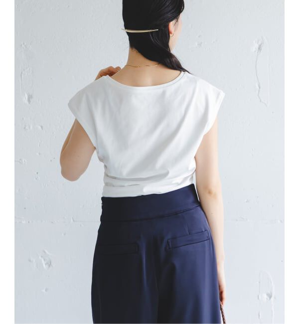 NOBLE「《接触冷感》ウエストギャザーコンパクトT」|Tシャツ・カットソー|