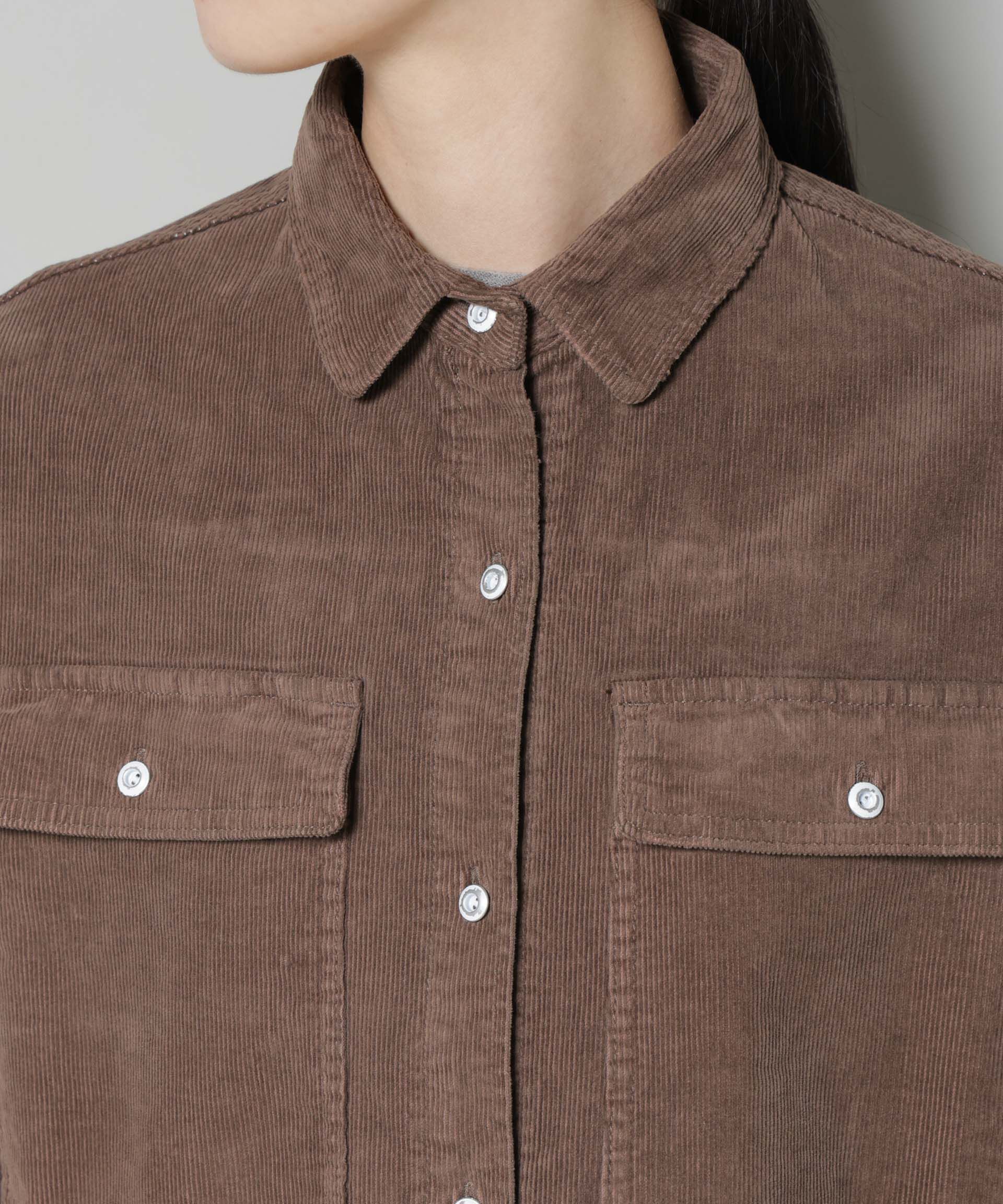 nano･universe「Healthy DENIM/Almond Corduroy」|シャツ・ブラウス|