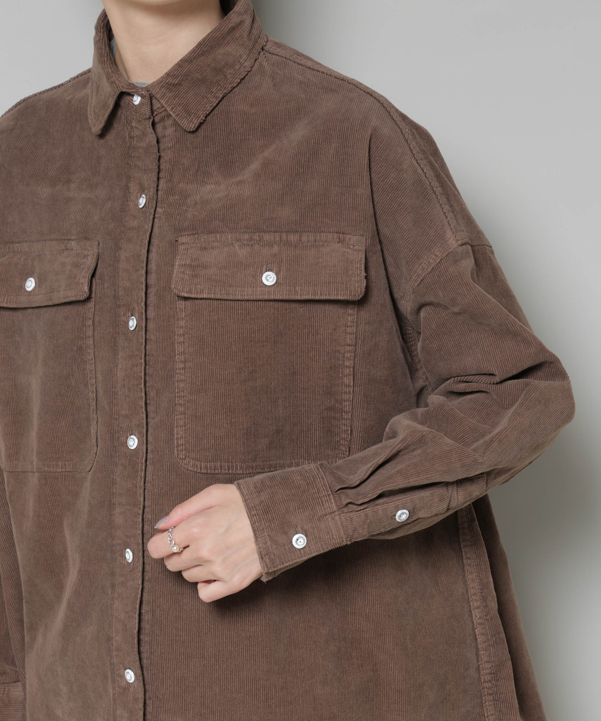 nano･universe「Healthy DENIM/Almond Corduroy」|シャツ・ブラウス|