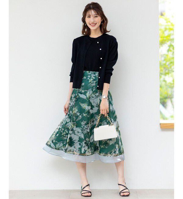 ANY SIS「【洗える】レーシーディテールフレンチ ニット」|ニット・セーター|