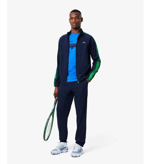 LACOSTE「『メドベージェフ』ウルトラドライ かすれワニロゴプリントTシャツ」|Tシャツ・カットソー|