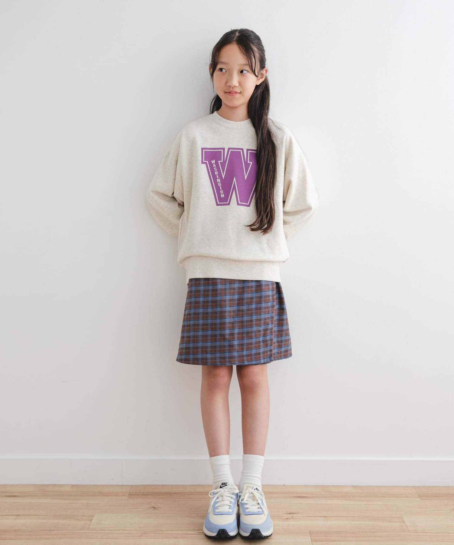 URBAN RESEARCH DOORS「『WEB/一部店舗限定サイズ』チェックラップキュロット(KIDS)」|その他|