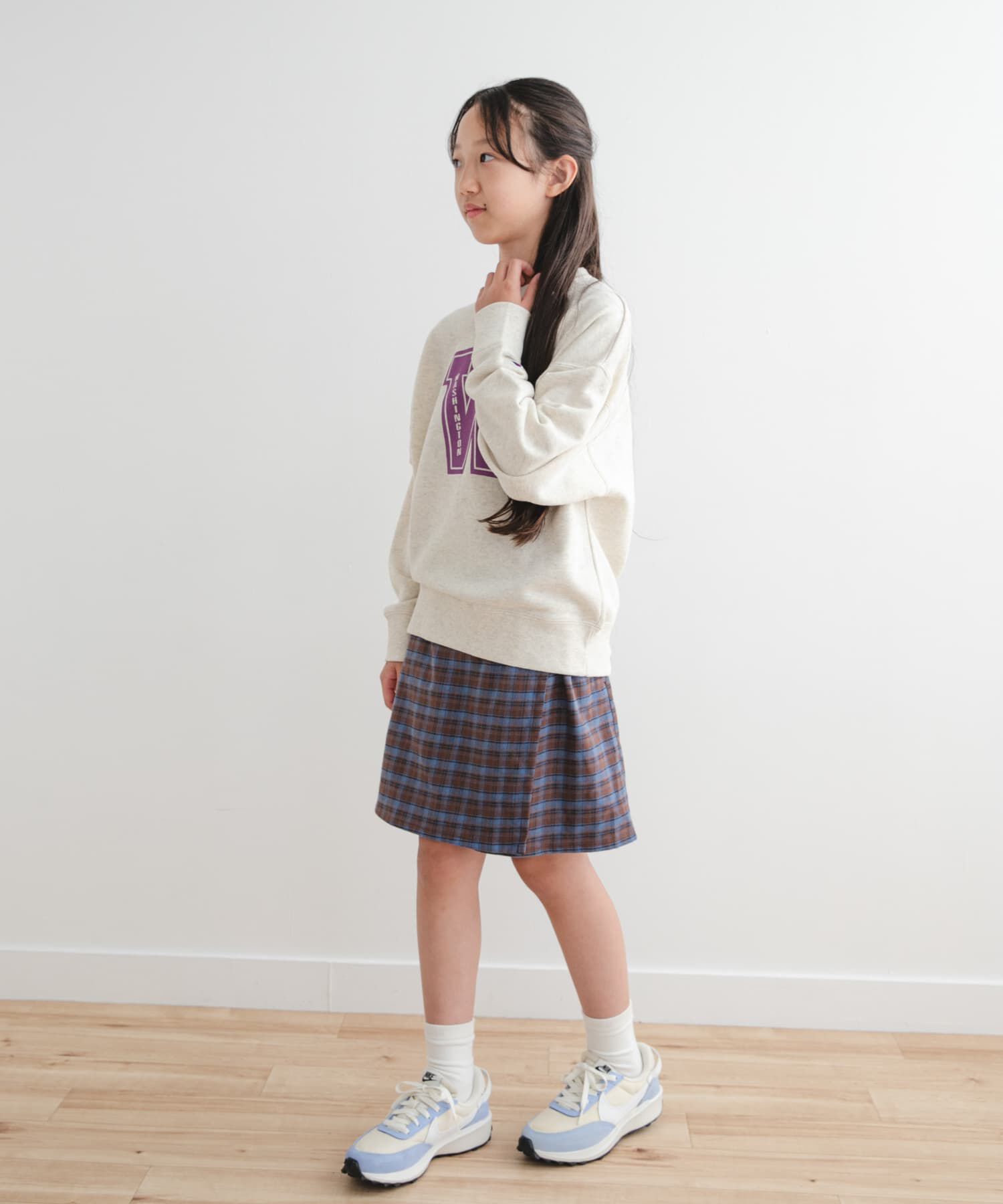 URBAN RESEARCH DOORS「『WEB/一部店舗限定サイズ』チェックラップキュロット(KIDS)」|その他|