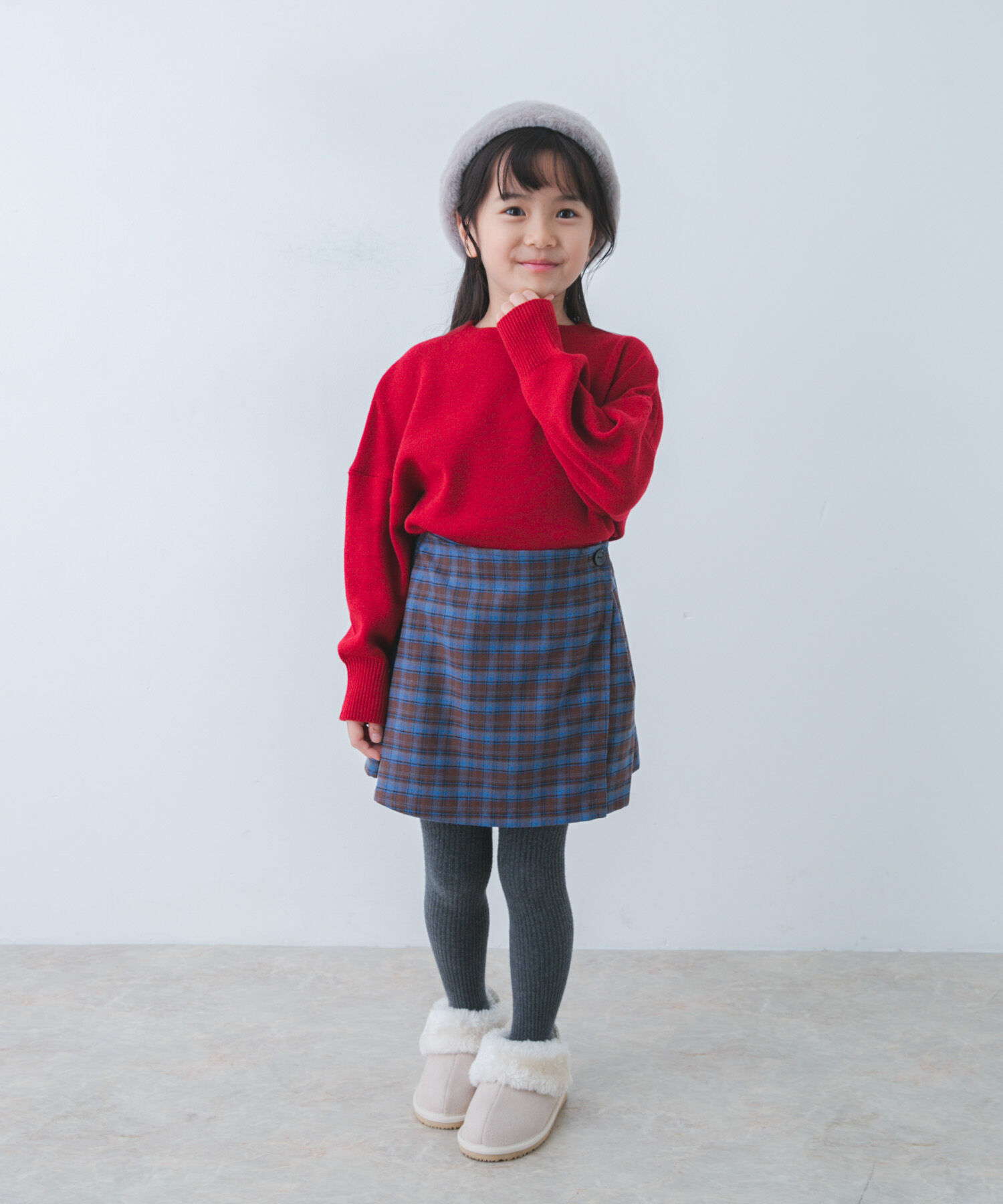 URBAN RESEARCH DOORS「『WEB/一部店舗限定サイズ』チェックラップキュロット(KIDS)」|その他|
