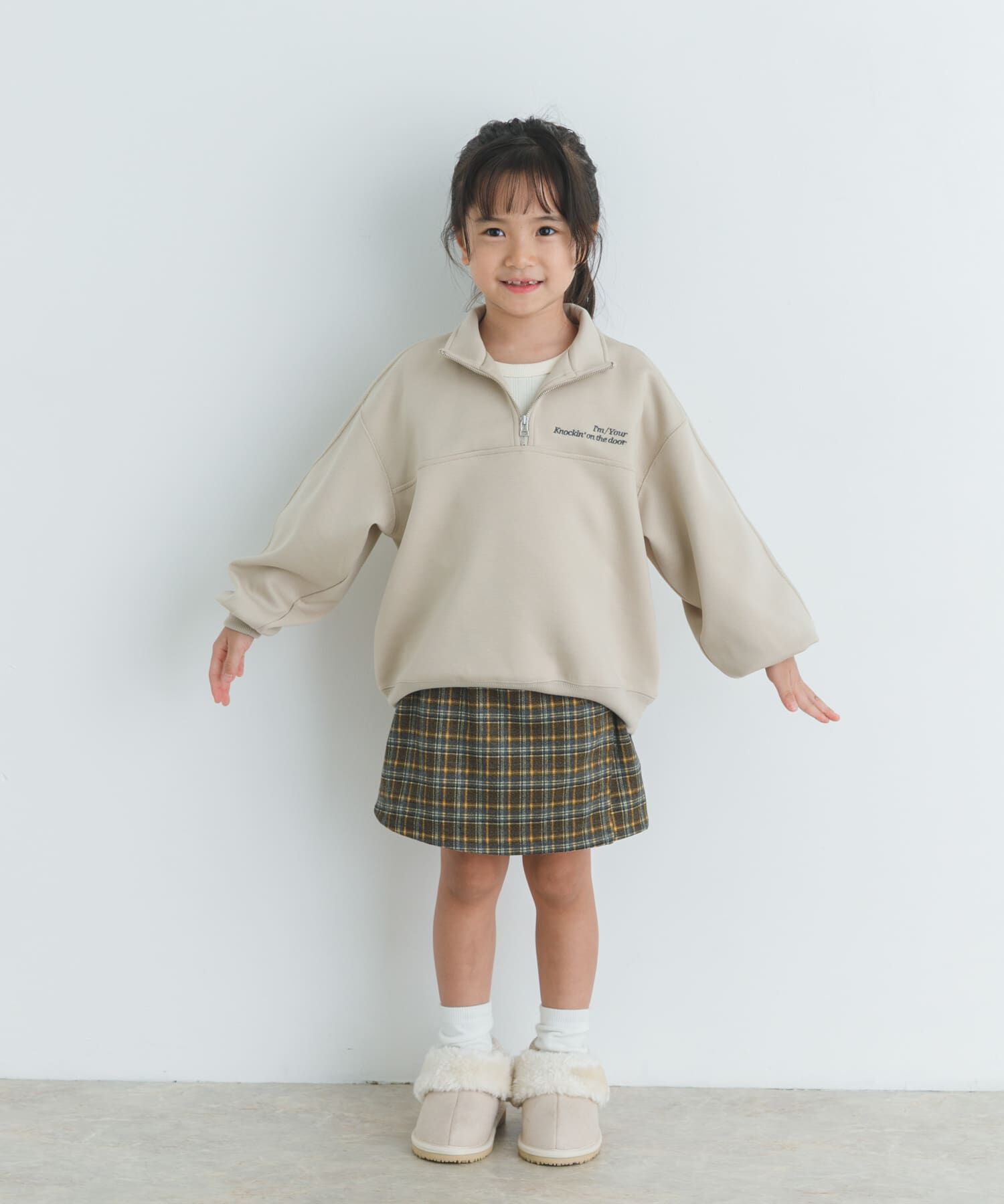 URBAN RESEARCH DOORS「『WEB/一部店舗限定サイズ』チェックラップキュロット(KIDS)」|その他|