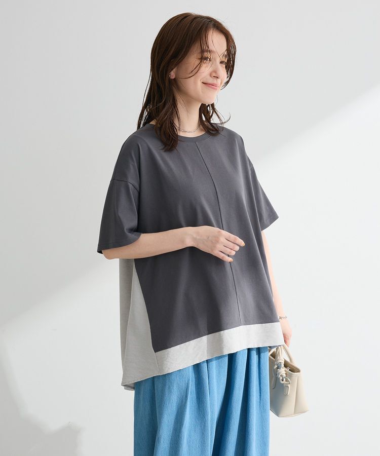 Green Parks「バックタックドッキングプルオーバー」|Tシャツ・カットソー|Gray