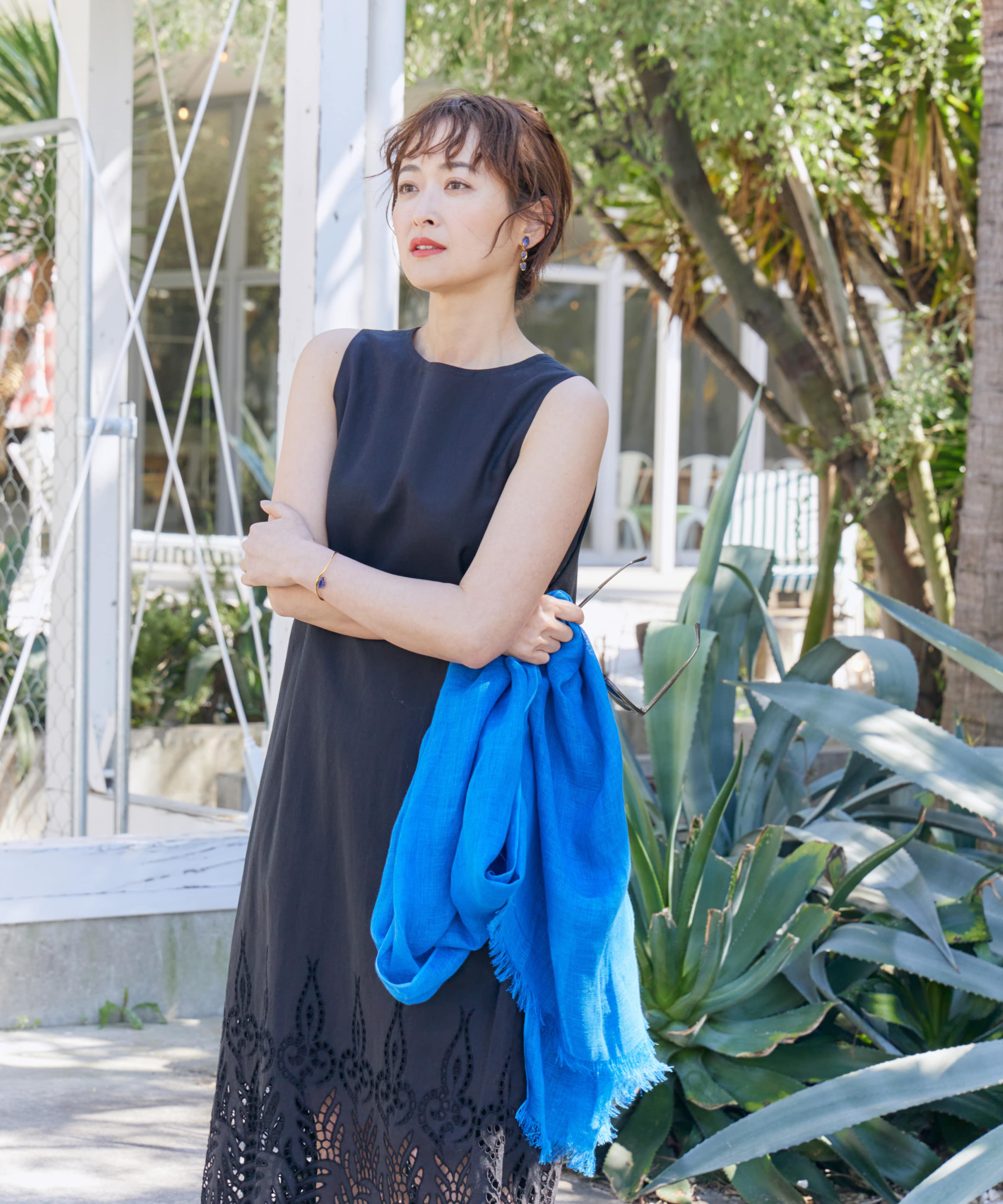 Le Souk「リネン大判ストール《PANKAJ》」|ストール|