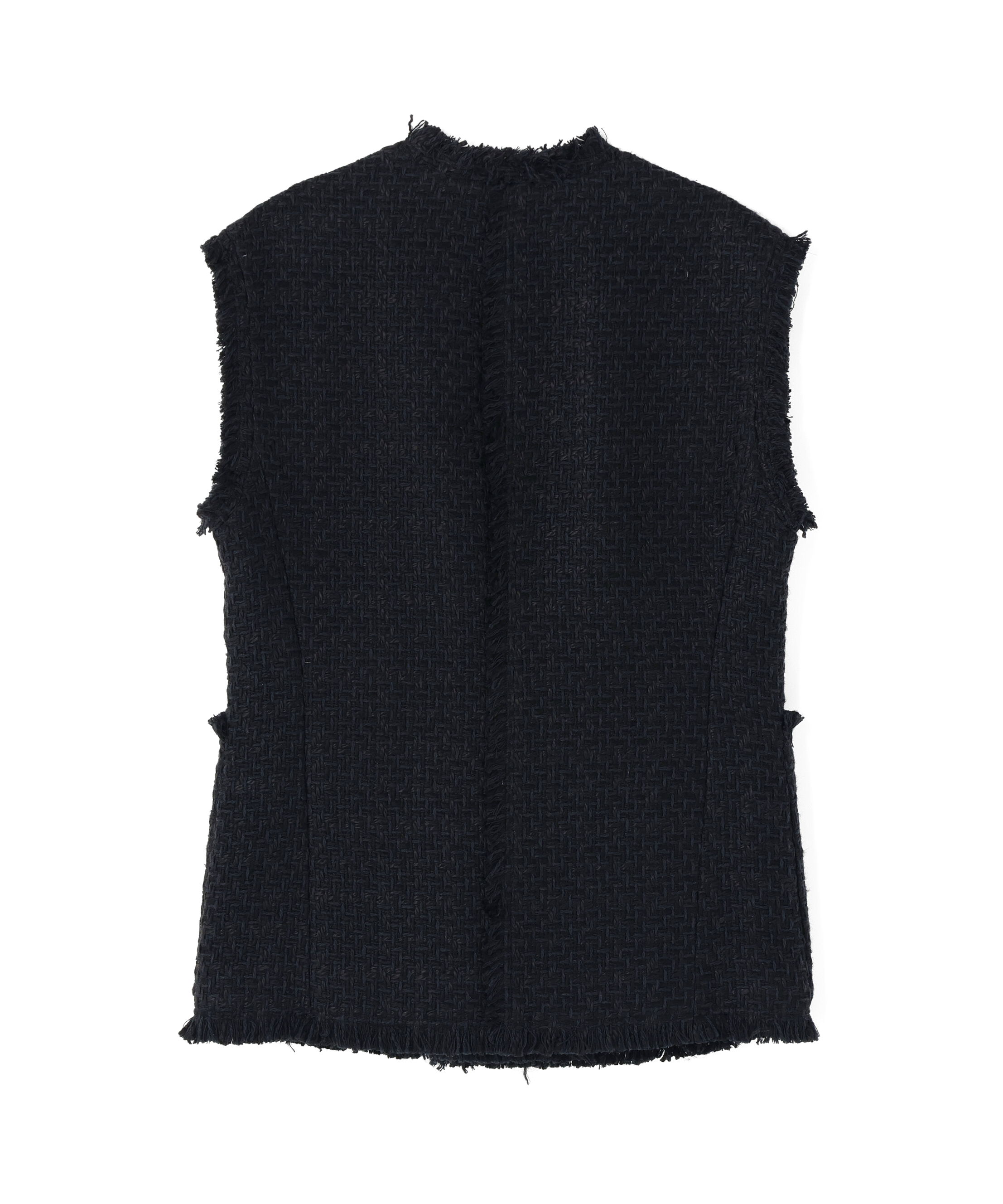 YLEVE 「YLEVE / COTTON LINEN TWEED NO SLEEVE JACKET」|その他|