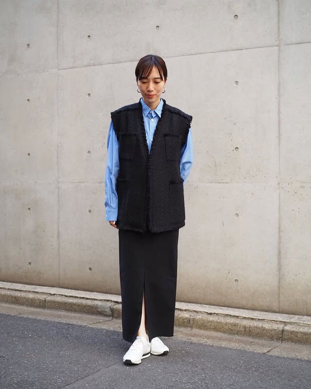 YLEVE 「YLEVE / COTTON LINEN TWEED NO SLEEVE JACKET」|その他|