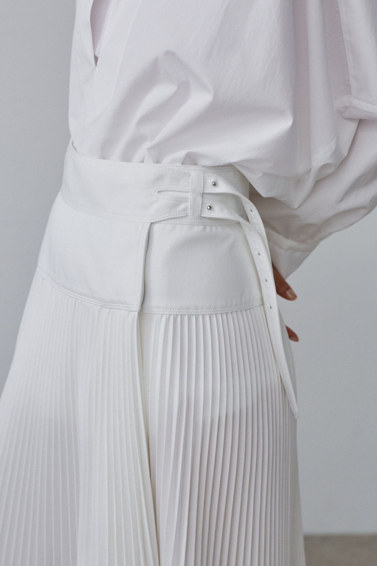 YLEVE 「BOURRIENNE &times; YLEVE / T/C TWILL SK / EN」|スカート|