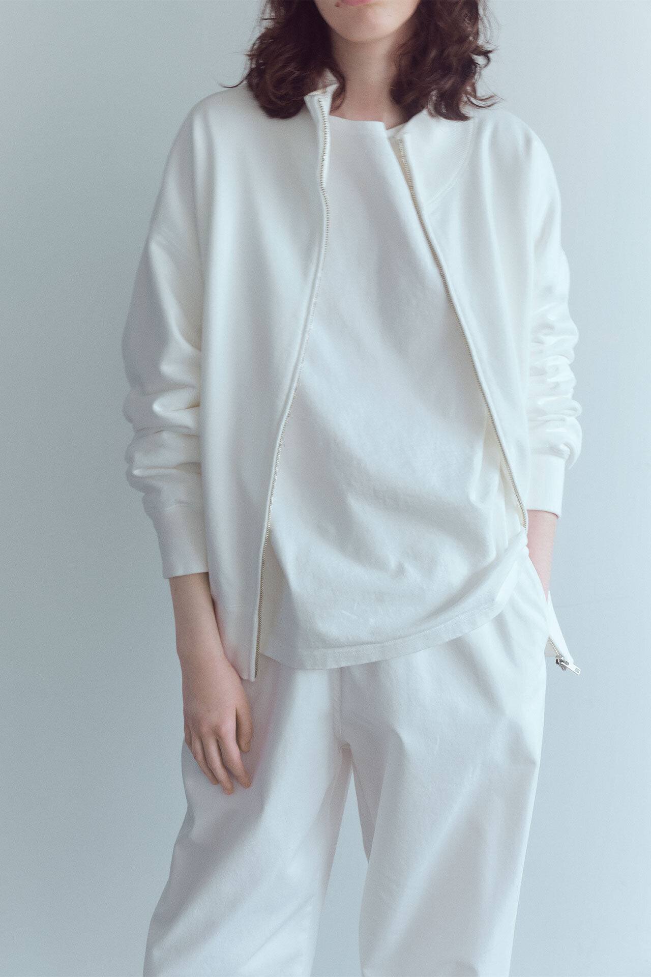 YLEVE 「Ｙ / ORGANIC COTTON HEAVY WEIGHT FLEECE BZ」|ブルゾン・スタジャン|