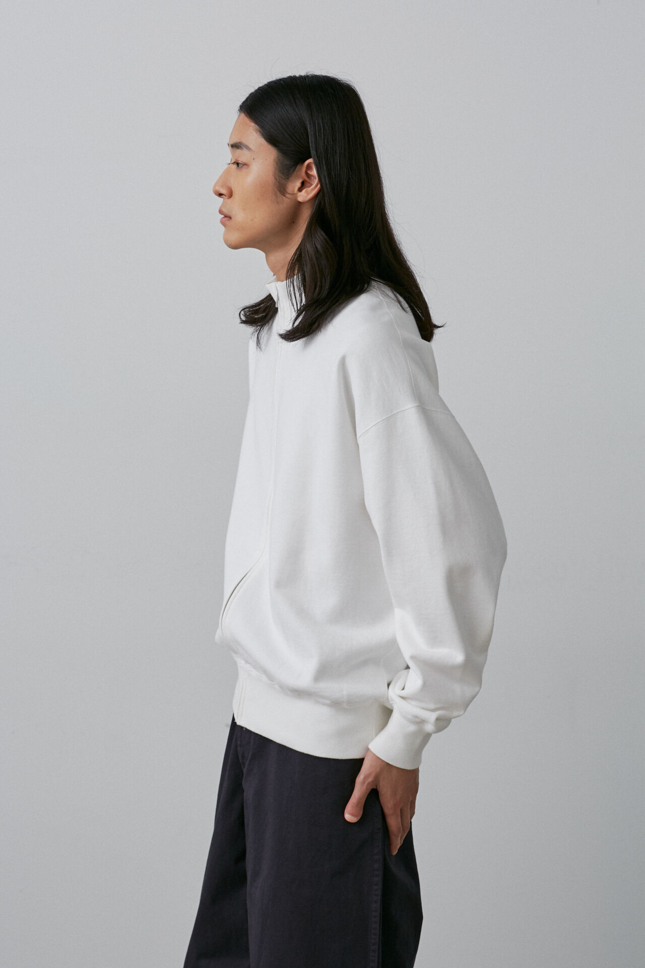 YLEVE 「Ｙ / ORGANIC COTTON HEAVY WEIGHT FLEECE BZ」|ブルゾン・スタジャン|