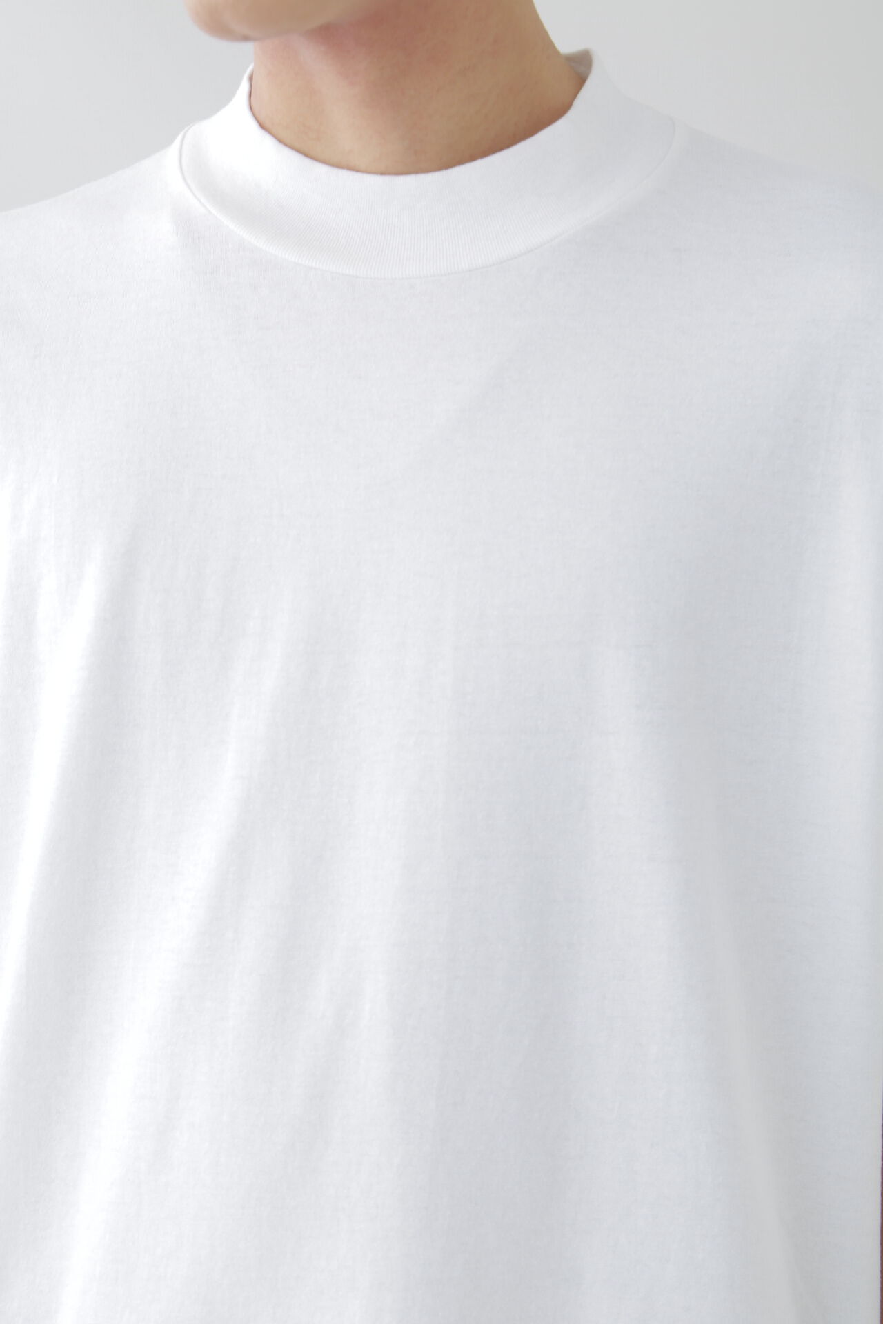 YLEVE 「Ｙ / ORGANIC COTTON JERSEY MOCK NECK S/S T」|Tシャツ・カットソー|