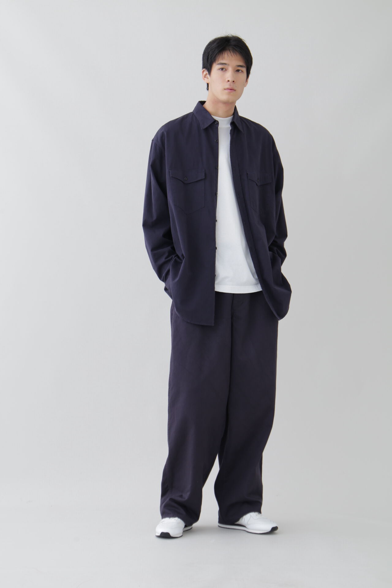 YLEVE 「Ｙ / ORGANIC COTTON JERSEY MOCK NECK S/S T」|Tシャツ・カットソー|