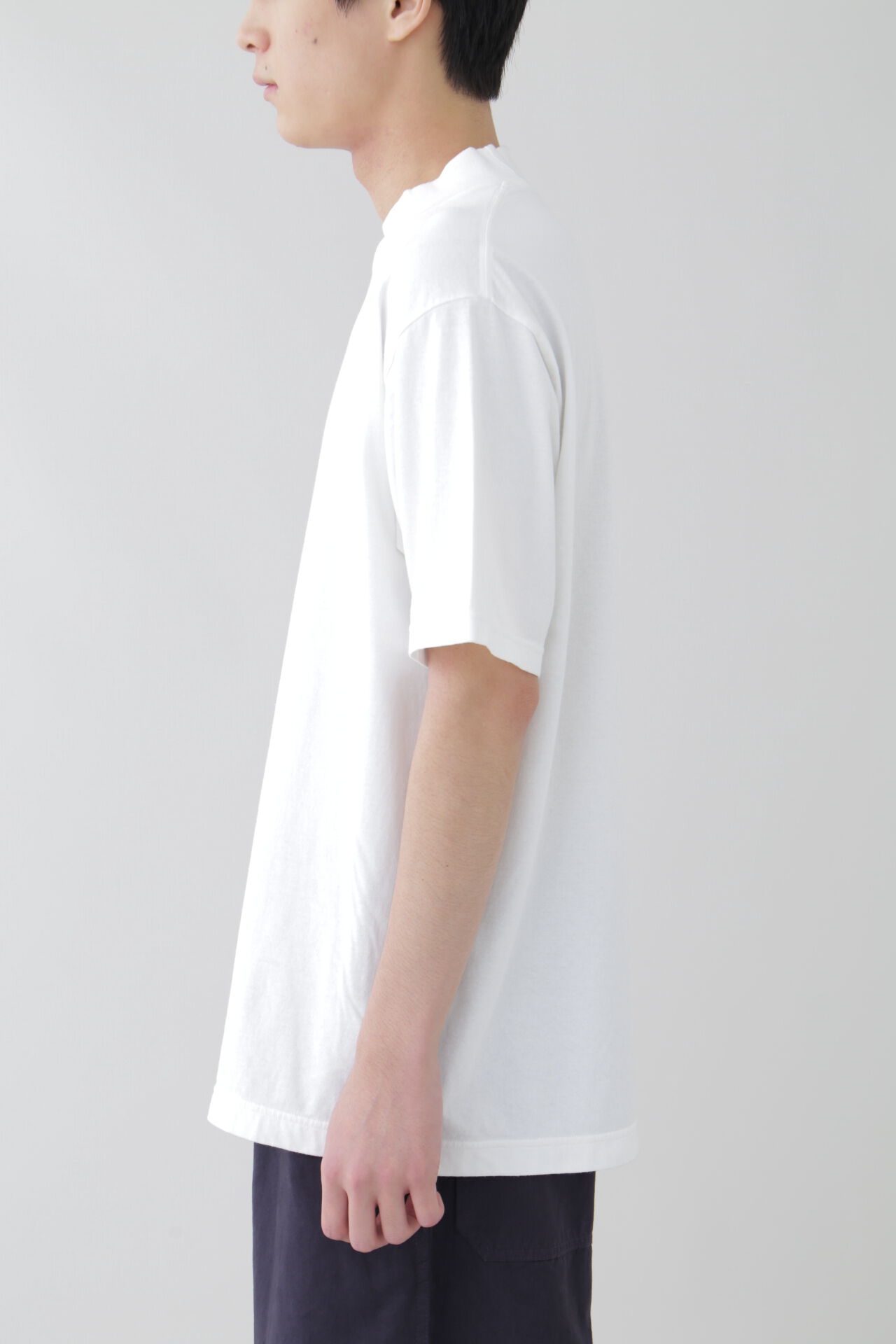 YLEVE 「Ｙ / ORGANIC COTTON JERSEY MOCK NECK S/S T」|Tシャツ・カットソー|
