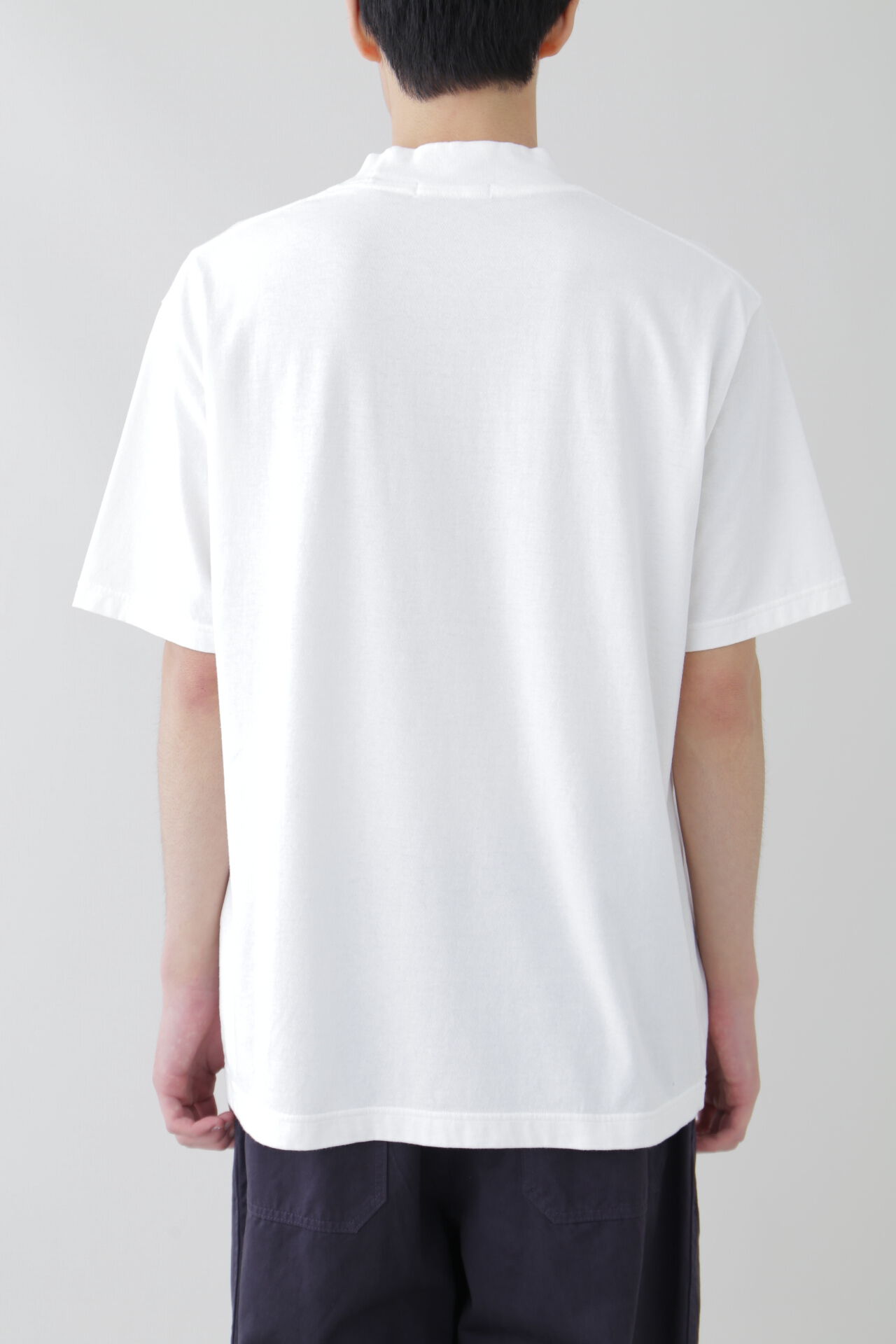 YLEVE 「Ｙ / ORGANIC COTTON JERSEY MOCK NECK S/S T」|Tシャツ・カットソー|