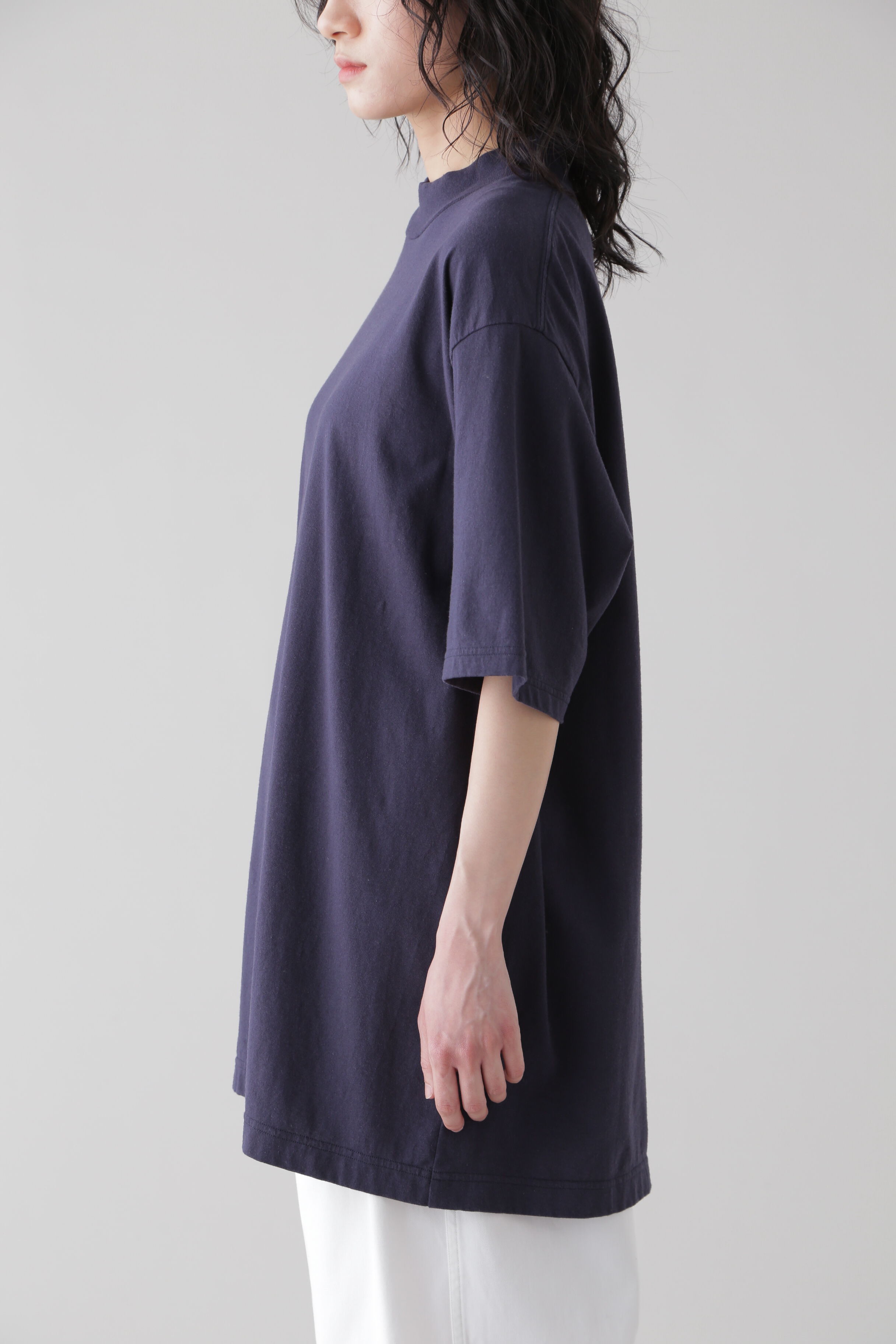 YLEVE 「Ｙ / ORGANIC COTTON JERSEY MOCK NECK S/S T」|Tシャツ・カットソー|
