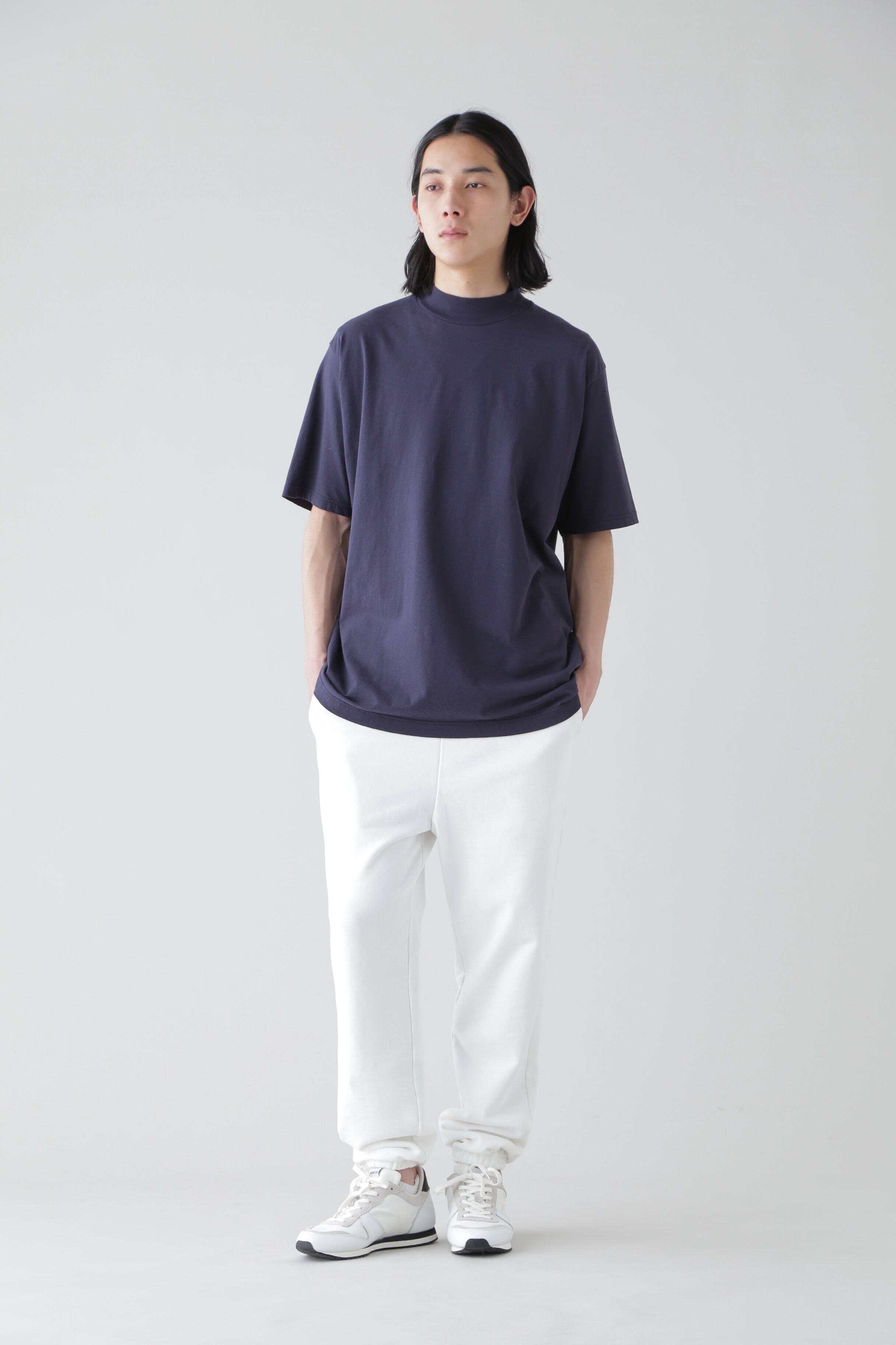 YLEVE 「Ｙ / ORGANIC COTTON JERSEY MOCK NECK S/S T」|Tシャツ・カットソー|
