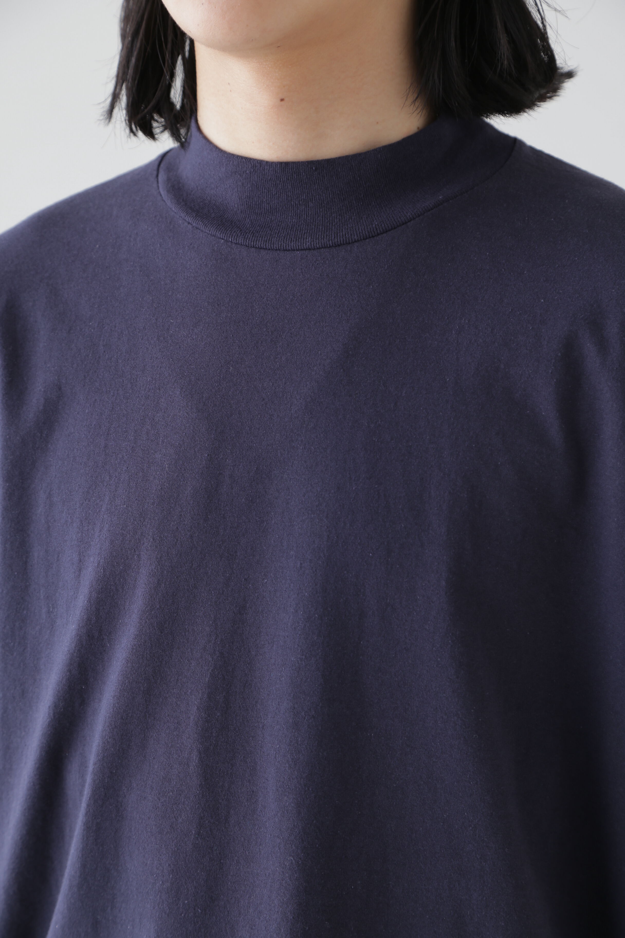 YLEVE 「Ｙ / ORGANIC COTTON JERSEY MOCK NECK S/S T」|Tシャツ・カットソー|