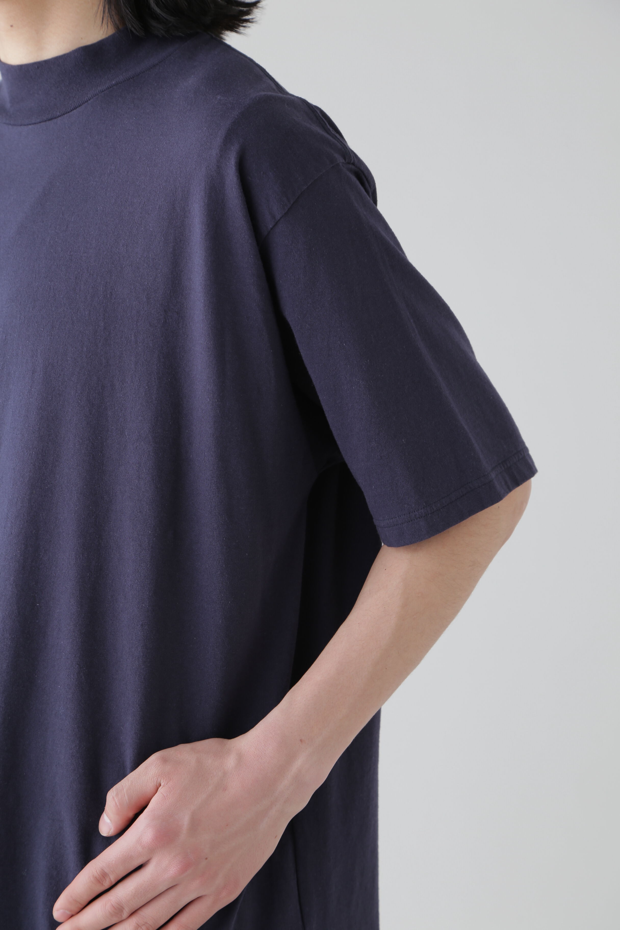 YLEVE 「Ｙ / ORGANIC COTTON JERSEY MOCK NECK S/S T」|Tシャツ・カットソー|