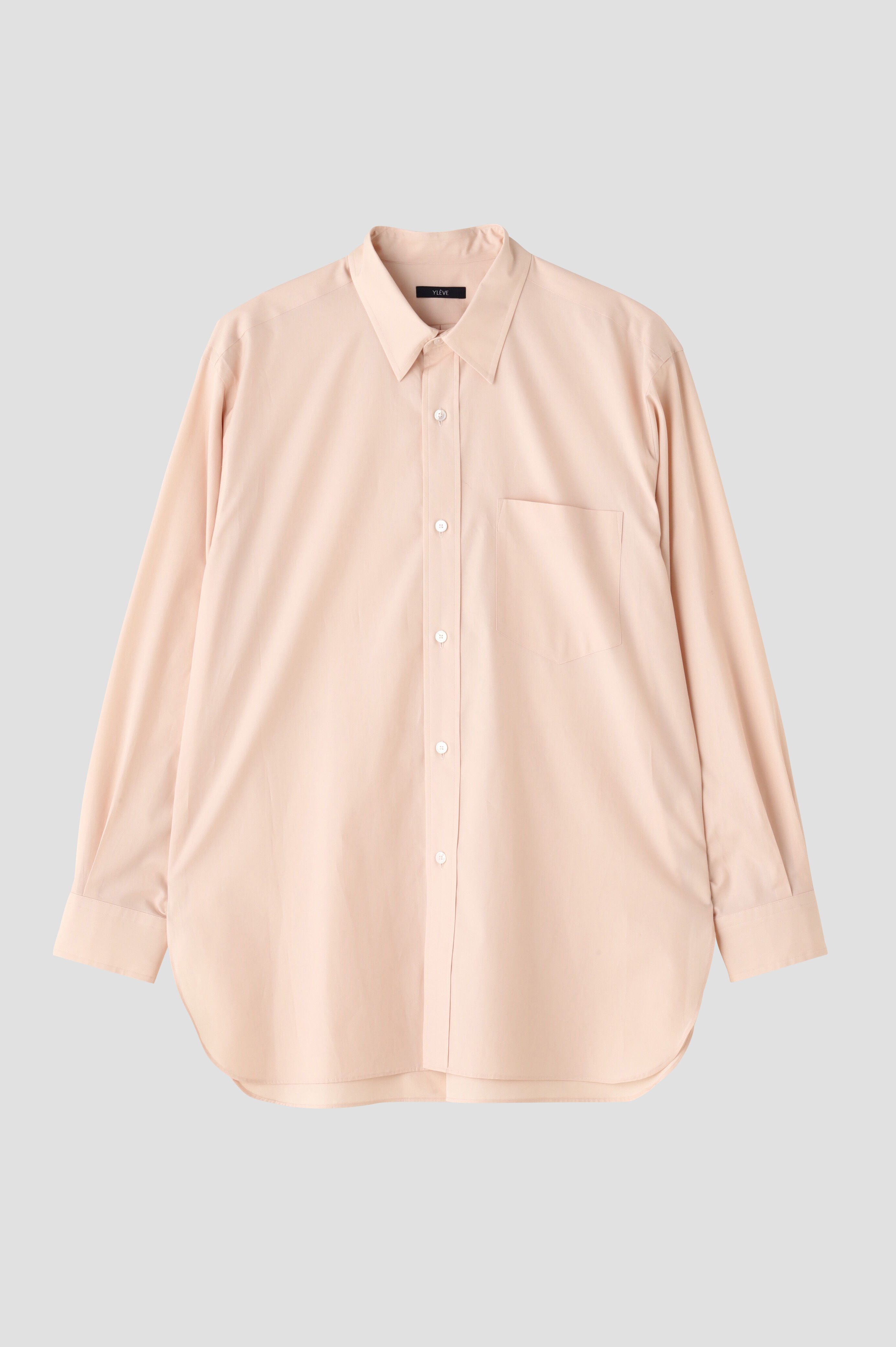 YLEVE 「YLEVE / COTTON BROAD SHIRT」|シャツ・ブラウス|ピンク