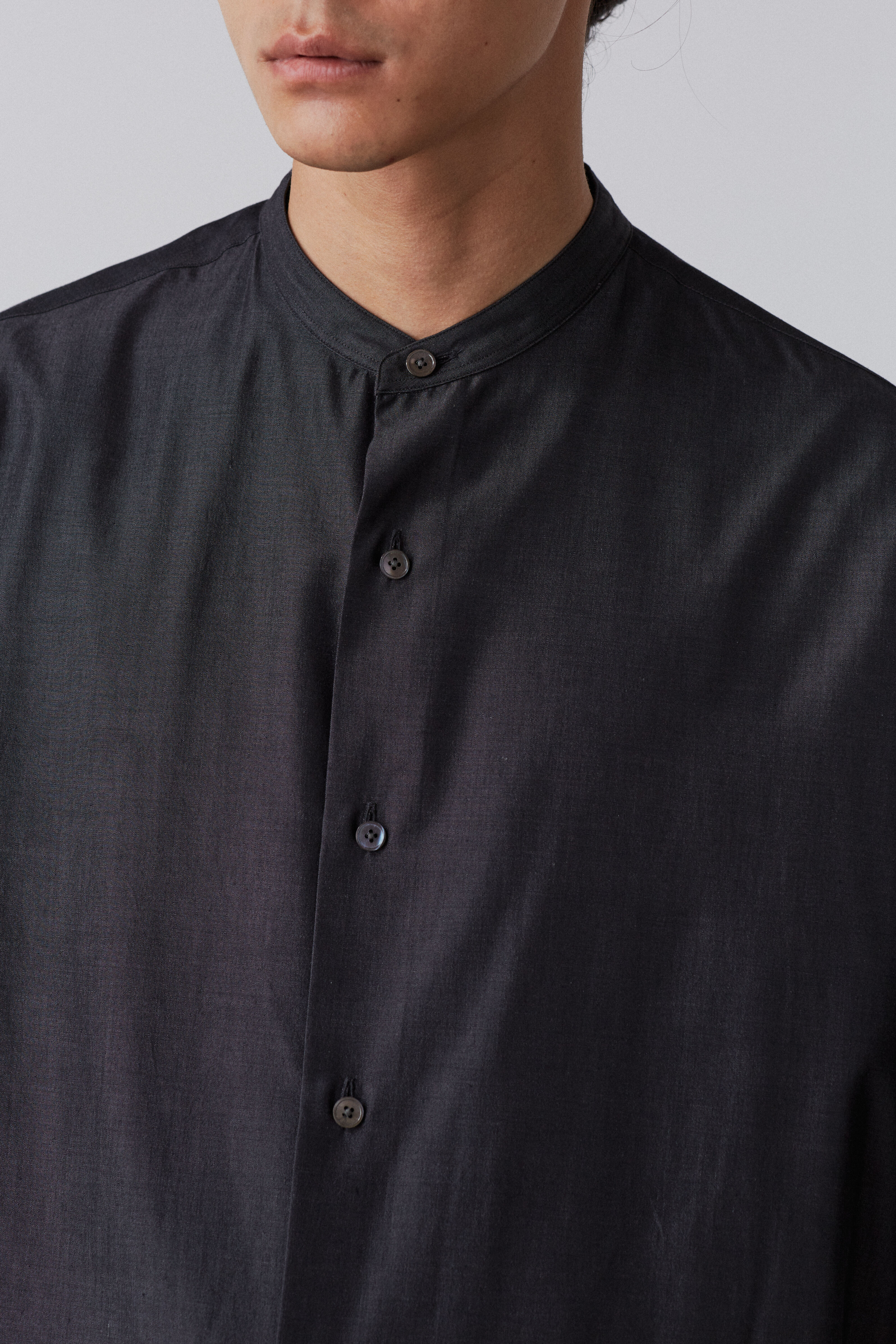 YLEVE 「YLEVE / SILK CHAMBRAY SHIRT」|シャツ・ブラウス|