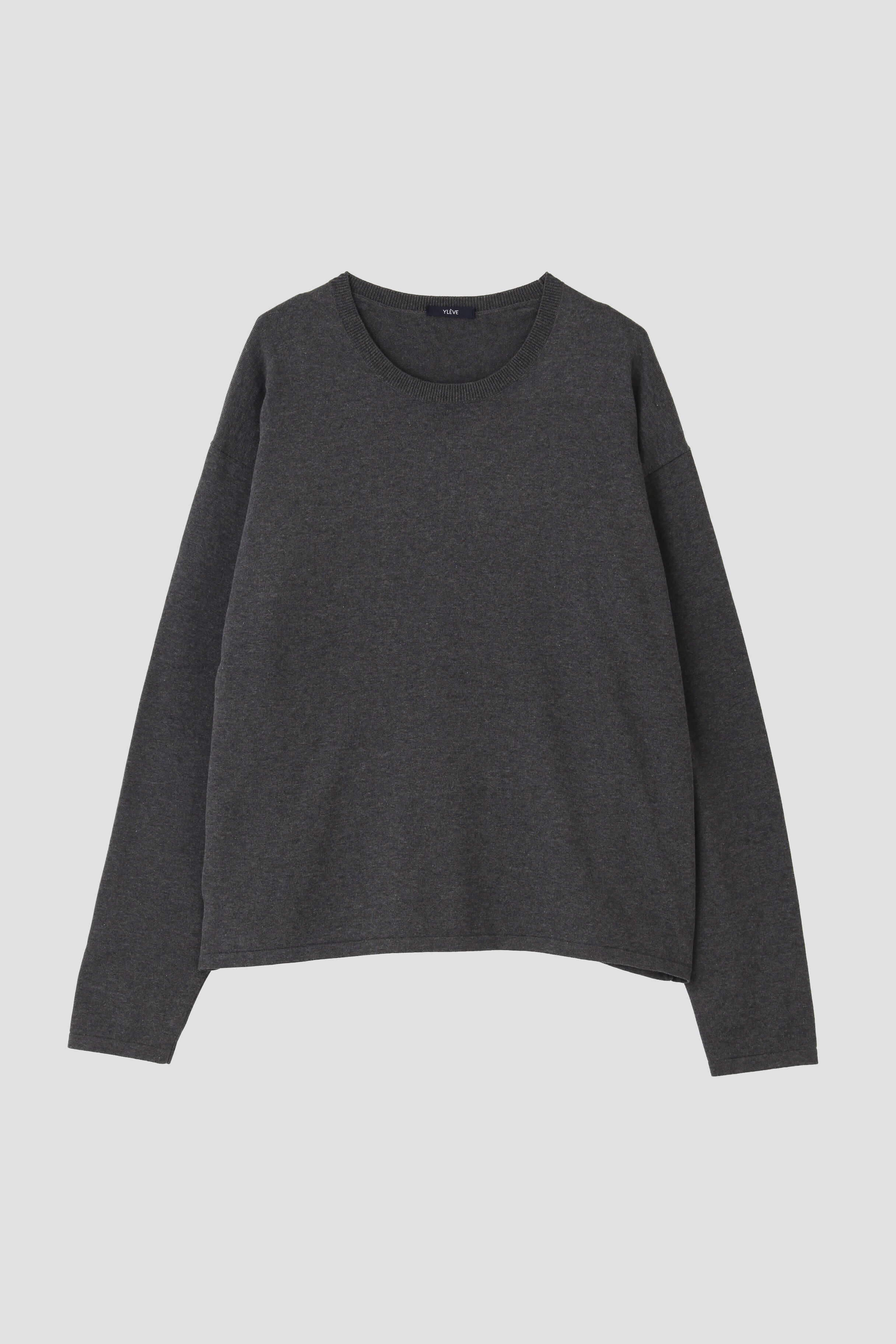 YLEVE 「YLEVE / GAS SINGEING COTTON KNIT PULL OVER」|ニット・セーター|