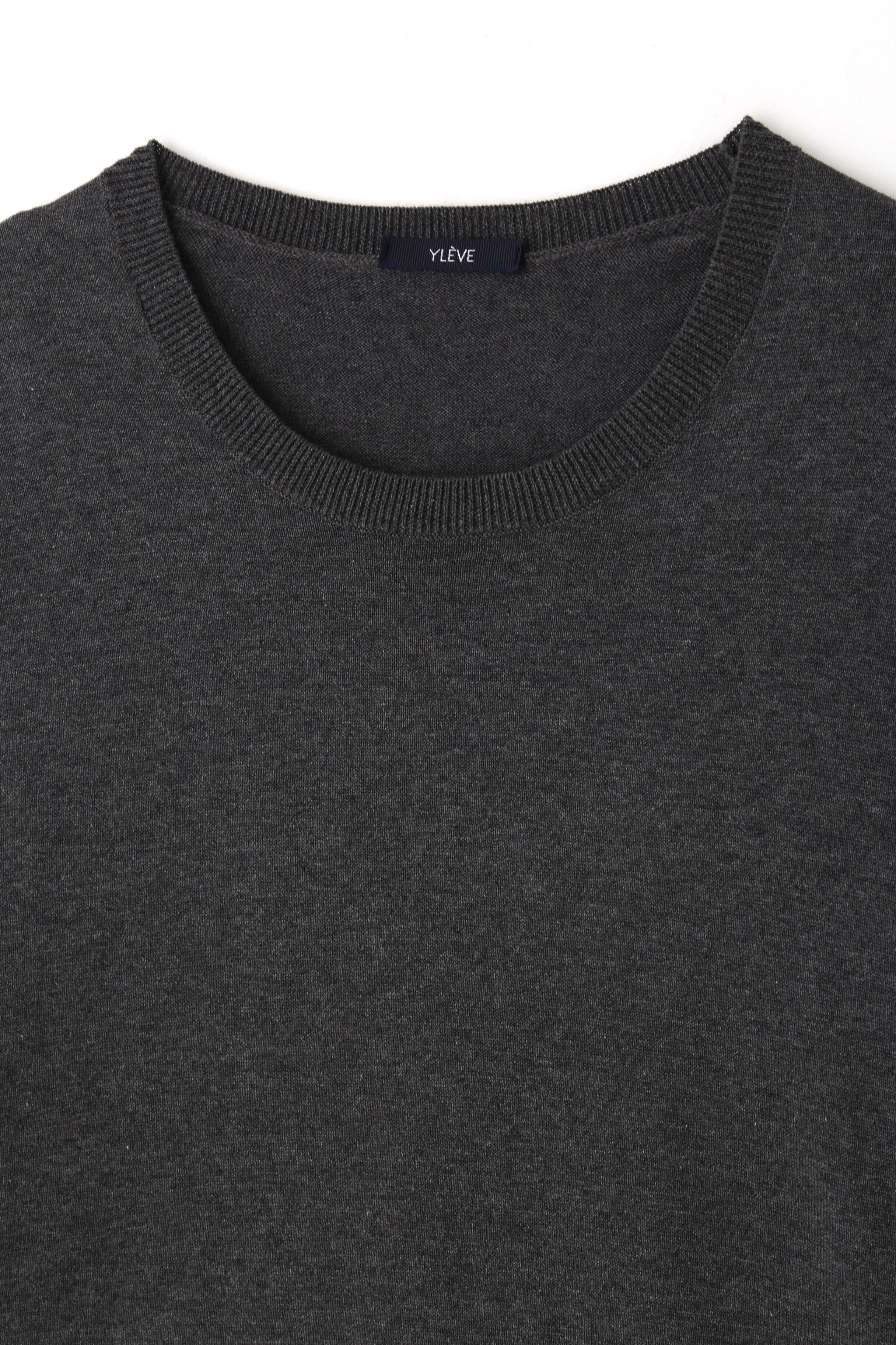YLEVE 「YLEVE / GAS SINGEING COTTON KNIT PULL OVER」|ニット・セーター|