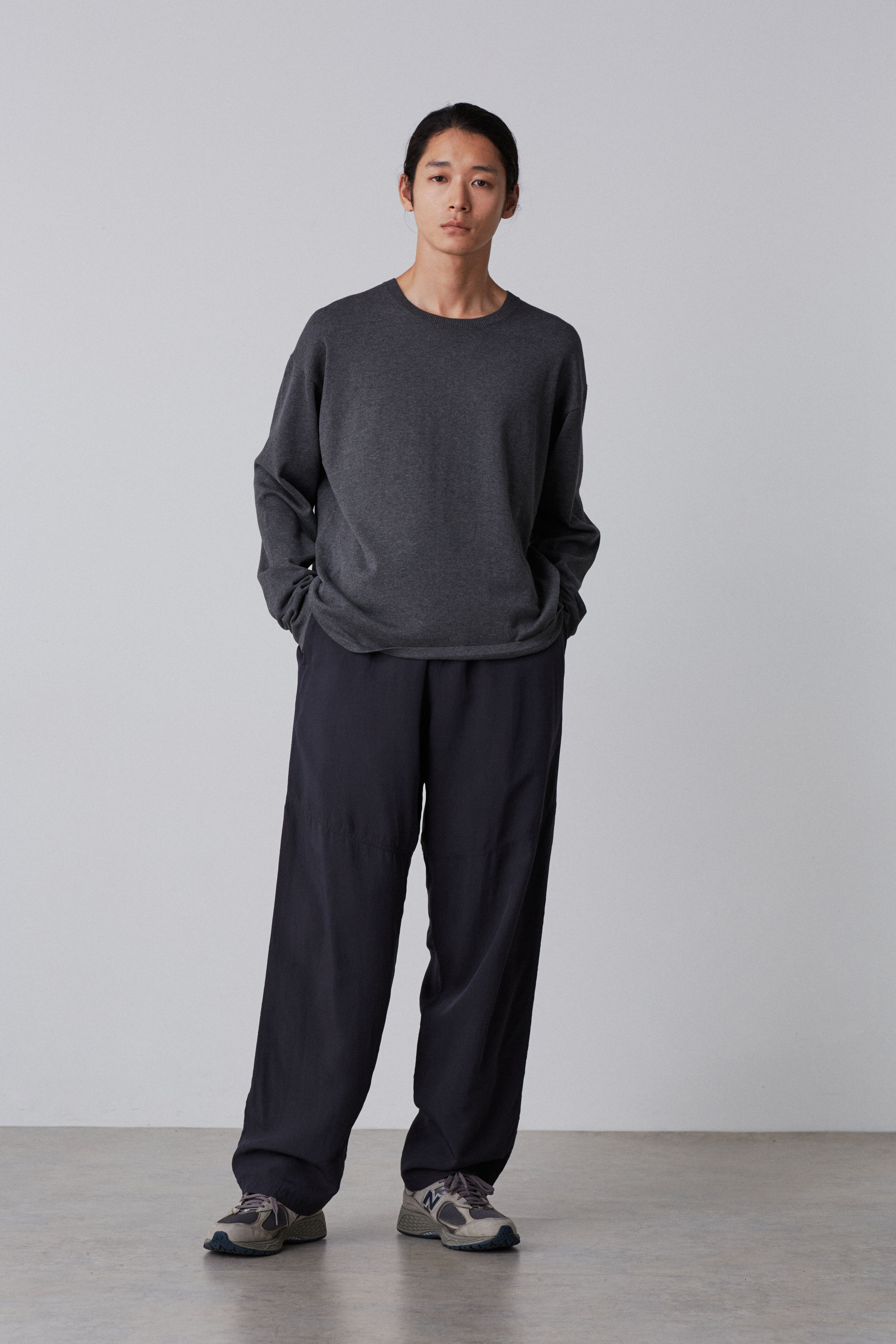YLEVE 「YLEVE / GAS SINGEING COTTON KNIT PULL OVER」|ニット・セーター|
