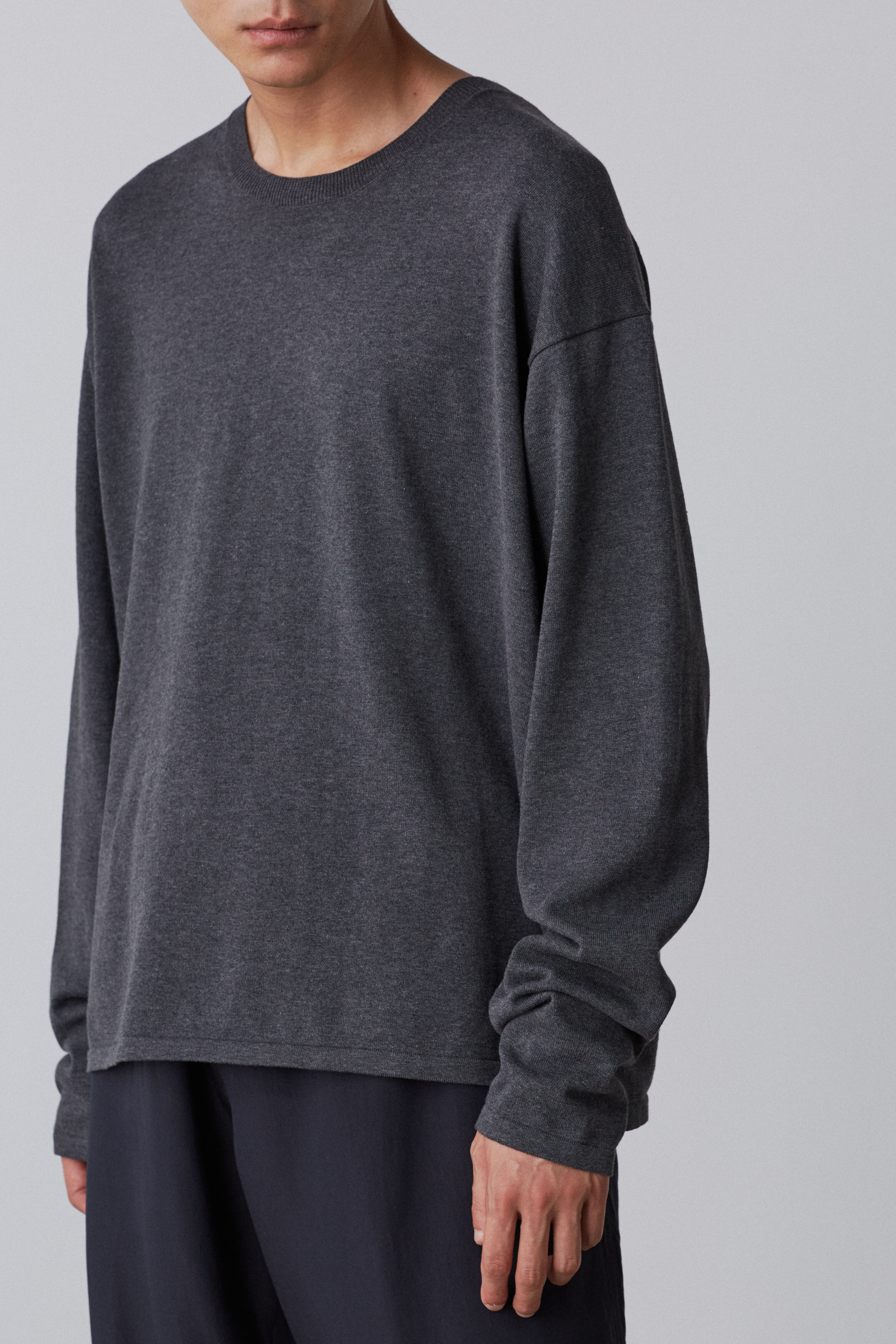 YLEVE 「YLEVE / GAS SINGEING COTTON KNIT PULL OVER」|ニット・セーター|