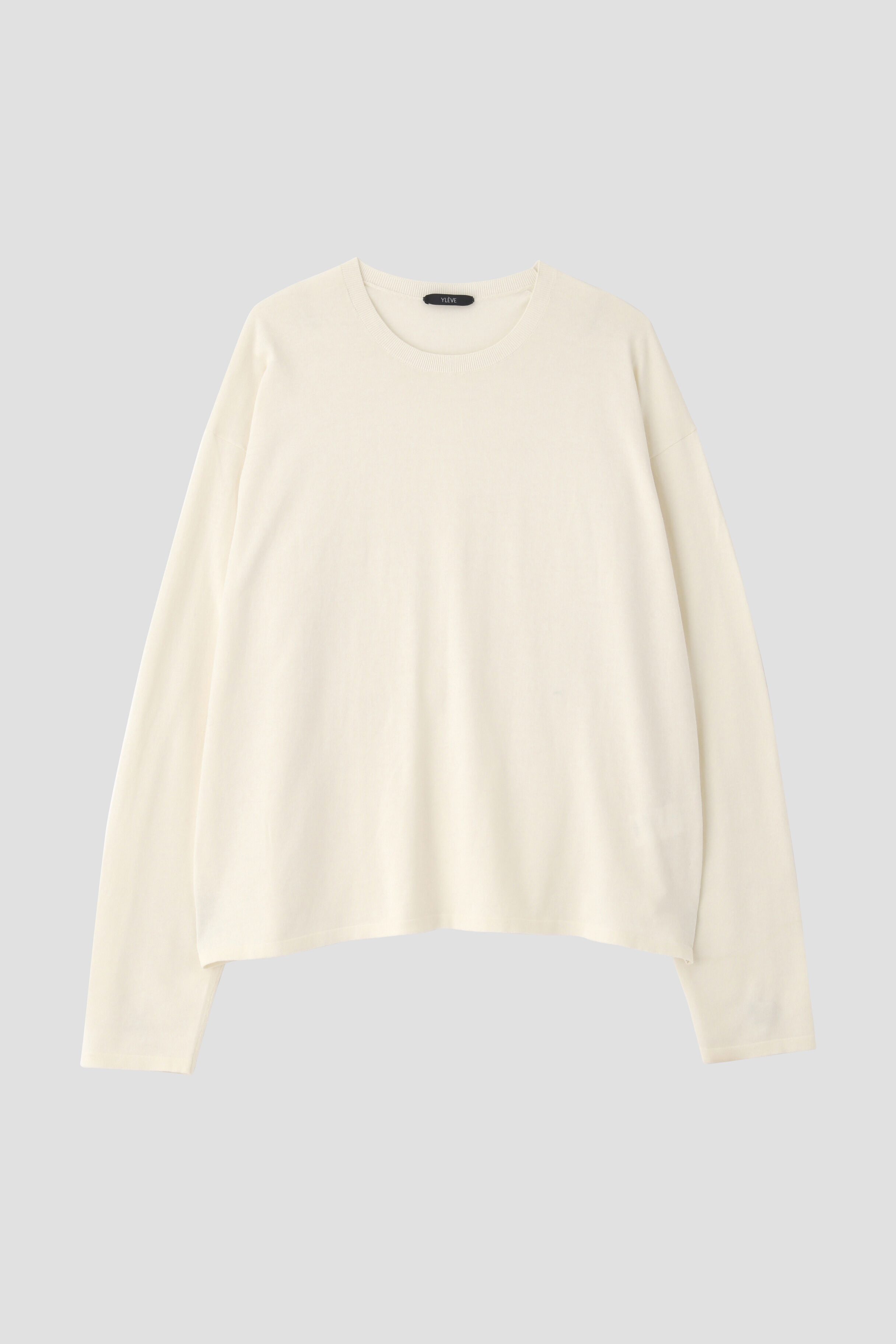 YLEVE 「YLEVE / GAS SINGEING COTTON KNIT PULL OVER」|ニット・セーター|